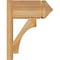 Ekena Millwork Westlake Arts & Crafts Rough Sawn Outlooker, Western Red Cedar, 8"W x 16"D x 20"H OUT08X16X20WTL03RWR - alternate 2